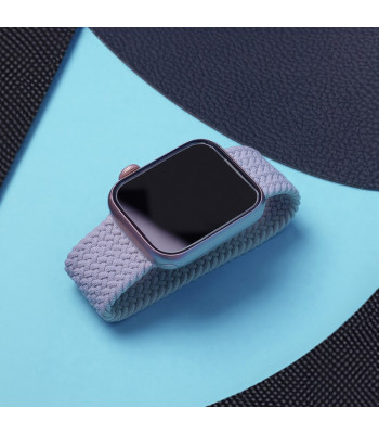 Elastinė juosta L, skirta "Apple Watch" 42/44/45 mm, 165 mm ilgio, šviesiai pilka