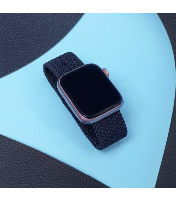Elastinė juosta XS, skirta "Apple Watch" 42/44/45 mm, 135 mm ilgio, juoda