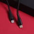 "Maxlife" MXUC-08 kabelis USB-C - USB-C 1,0 m 60W juodas nailonas