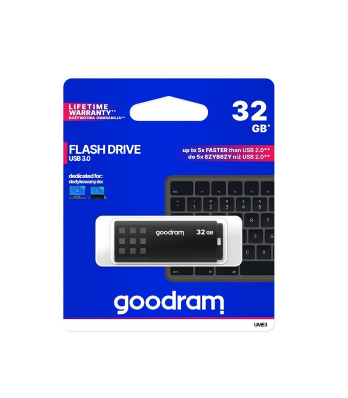 "Goodram pendrive" 32GB USB 3.0 UME3, juodas