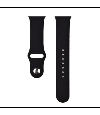 Devia dirželis Deluxe Sport Apple Watch 49mm / 45mm / 44mm / 42mm juodas