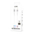 "Forever Core" didelės galios USB-C - "Lightning" kabelis 1,5 m 20W, baltas