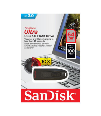 "SanDisk pendrive" 64GB USB 3.0 Cruzer Ultra