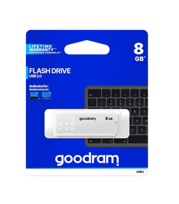 "Goodram pendrive" 8GB USB 2.0 UME2, balta