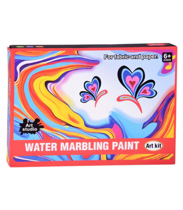 "Hydrographics" tapybos ant vandens rinkinys 12 spalvų EBRU ZA5921