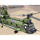 „Reobrix“ licencijuoti statybiniai blokai CH-47 „Chinook“ sraigtasparnis, 1458 vnt., ZA5802