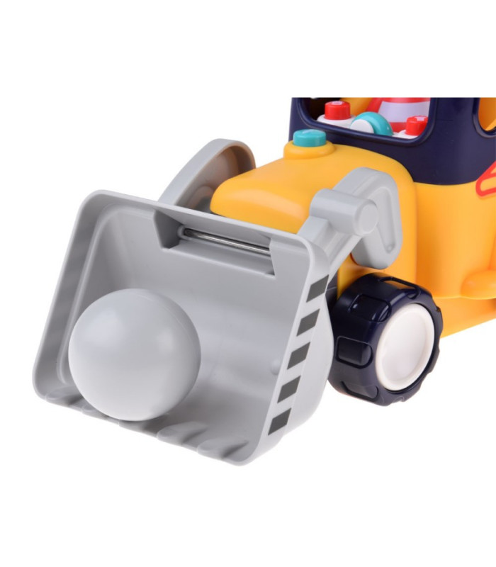 Nuotoliniu būdu valdoma statybinė transporto priemonė BULDOZERIS-EKSKAVATORIUS Garsas + šviesos ZA5669