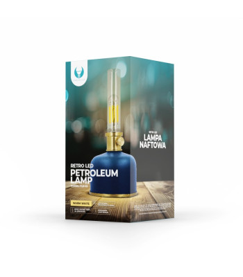 "Retro Petroleum" LED lempa mėlyna FLR-35 Forever Light