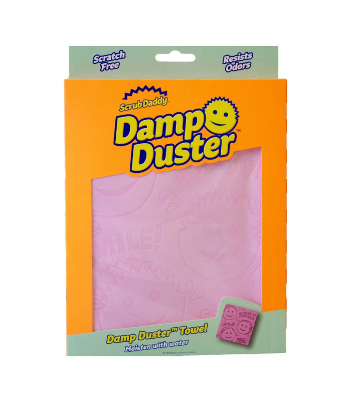 Kempinė-šluostė Scrub Daddy Damp Duster Towel, rožinė