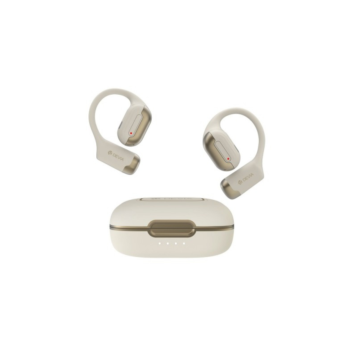 "Devia" "Bluetooth" ausinės OWS Pro1 beige