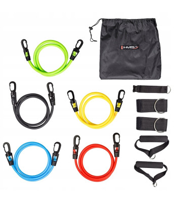 Skirtingų pasipriešinimų gumų rinkinys sportui JT-003 Power Resistance bands