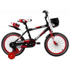 Vaikiškas dviratis BMX su pagalbiniais ratukais 16 colių ratais 3776