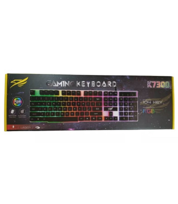 Žaidimų klaviatūra su RGB LED apšvietimu